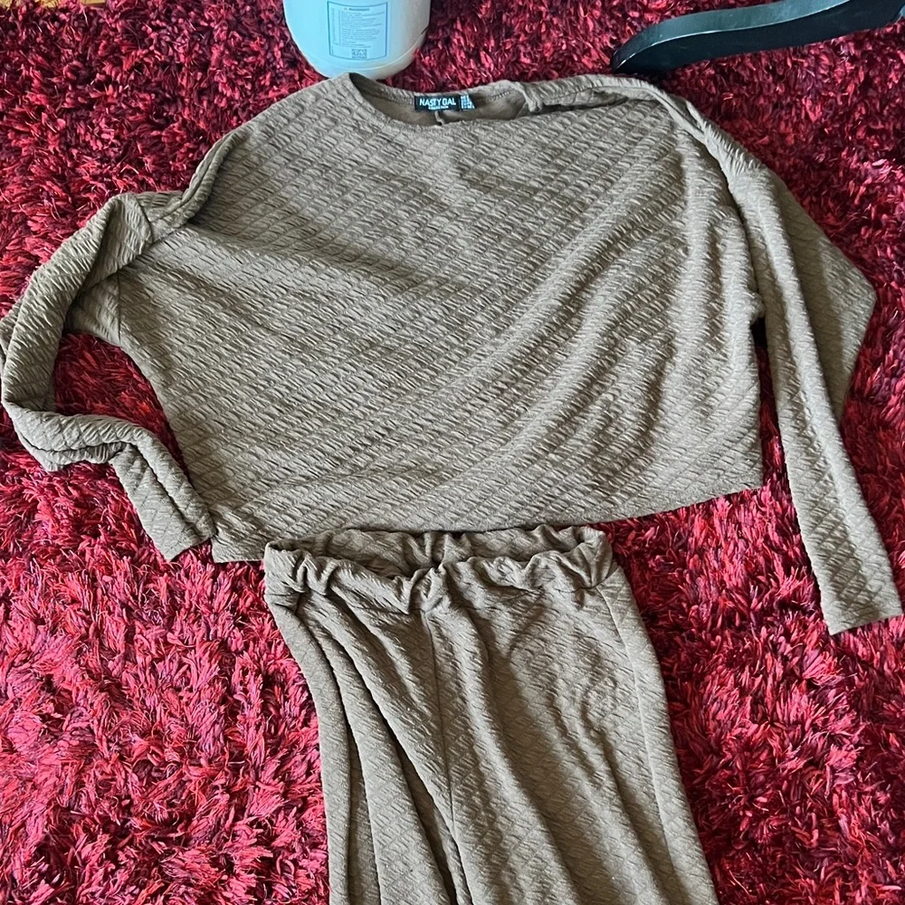 NastyGal Brown Lounge Set‎ - Picture 2 of 5